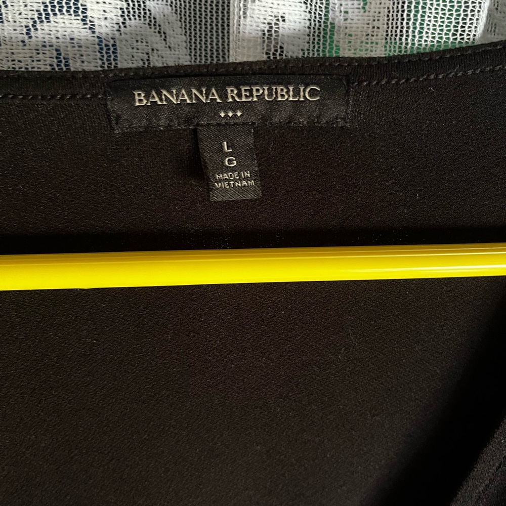 Banana Republic Classic Black Blouse